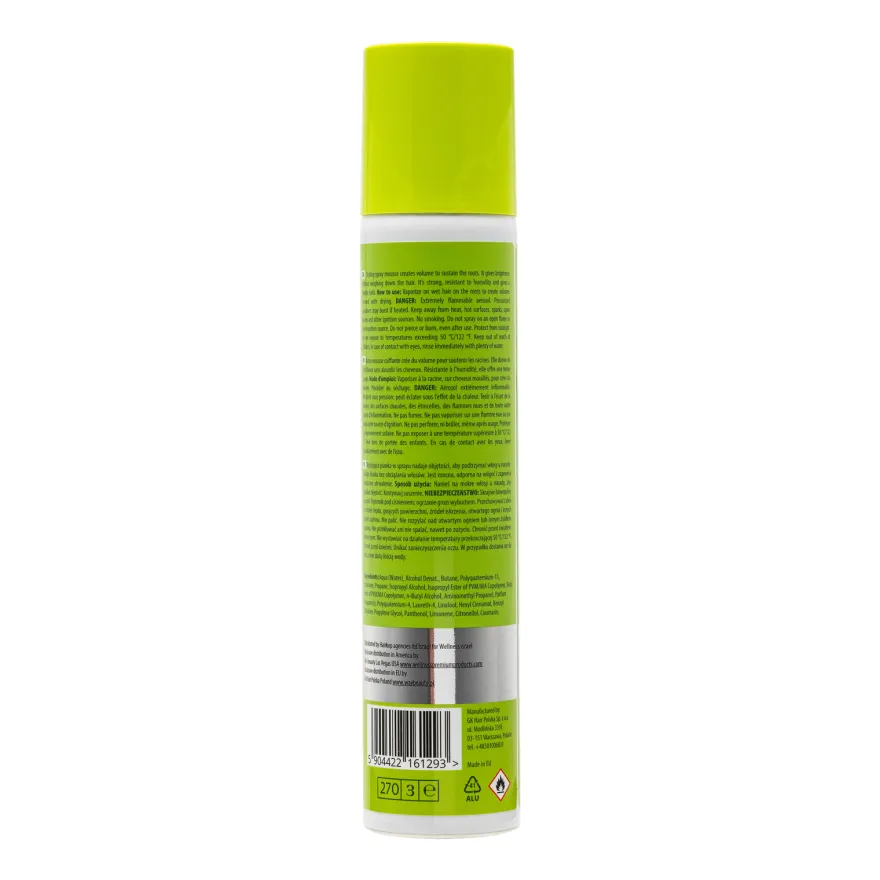 WELLNESS PREMIUM PRODUCTS Root Lifter Mousse pianka do włosów 200ml