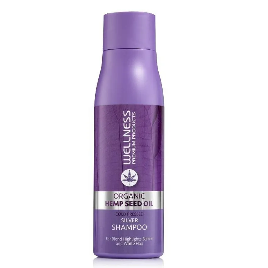 WELLNESS PREMIUM PRODUCTS Silver szampon neutralizujący żółte odcienie do włosów blond 500ml