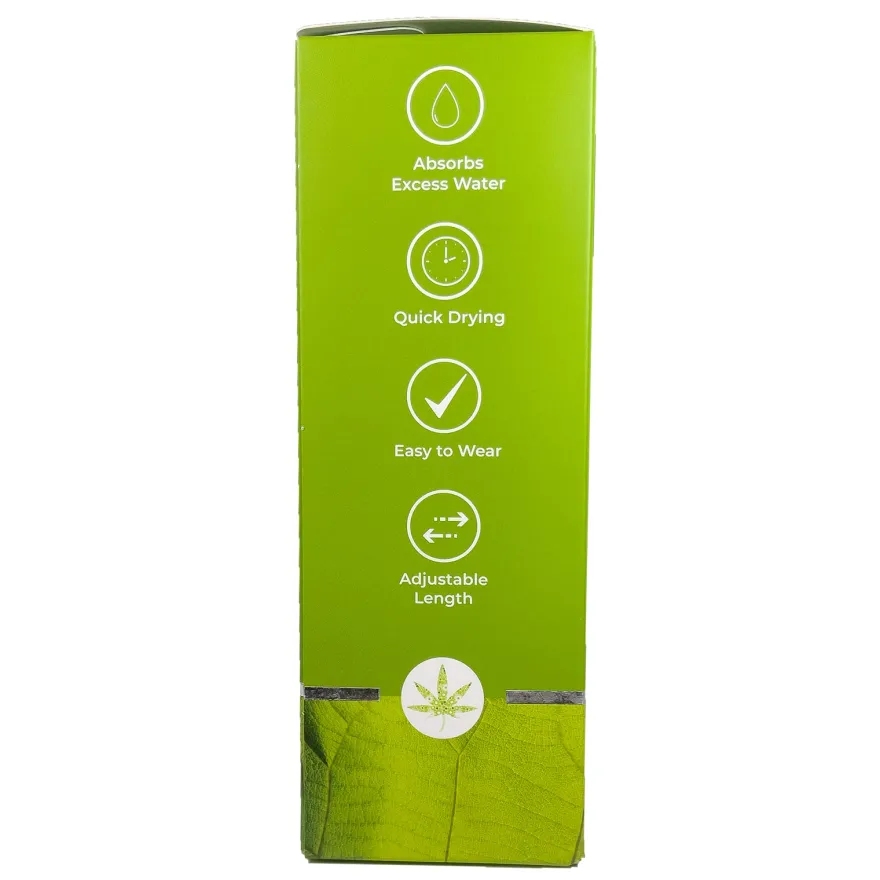 WELLNESS PREMIUM PRODUCTS Turban do włosów - zielony