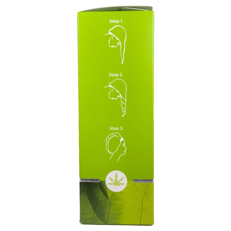 WELLNESS PREMIUM PRODUCTS Turban do włosów - zielony