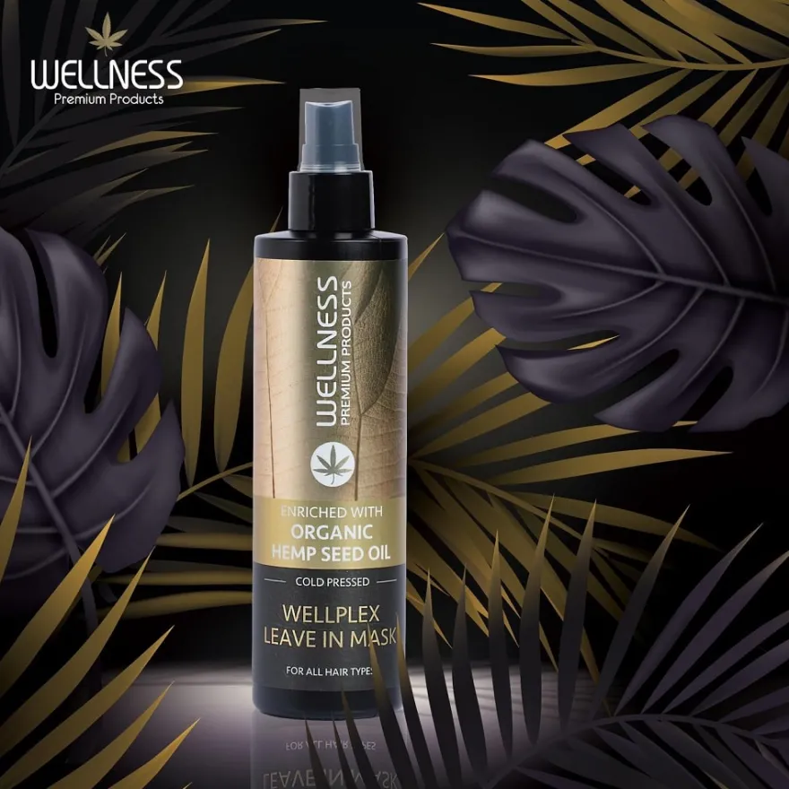 WELLNESS PREMIUM PRODUCTS Wellplex maska regenerująca bez spłukiwania do włosów łamliwych 250ml