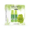 WELLNESS PREMIUM PRODUCTS zestaw zielony (szampon 500ml, odżywka 500ml, zielony turban do włosów)