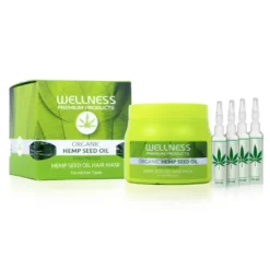 WELLNESS PREMIUM PRODUCTS zestaw (szampon 500ml, maska 500ml + 4 ampułki GRATIS)