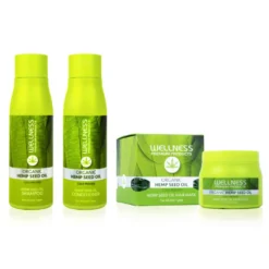 WELLNESS PREMIUM PRODUCTS zestaw (szampon 500ml, odżywka 500ml, maska 500ml + 4 ampułki GRATIS)