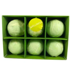 WELLNESS PREMIUM PRODUCTS zielony zestaw kul do kąpieli 6szt