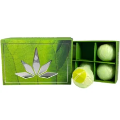WELLNESS PREMIUM PRODUCTS zielony zestaw kul do kąpieli 6szt