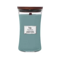 WOODWICK Evergreen Cashmere Świeca duża