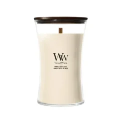 WOODWICK Vanilla & Sea Salt Świeca duża