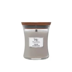 WOODWICK Vanilla & Sea Salt Świeca średnia