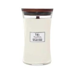 WOODWICK White Tea & Jasmine Świeca duża