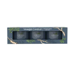 YANKEE CANDLE Bayside Cedar świece mini - 3 pack