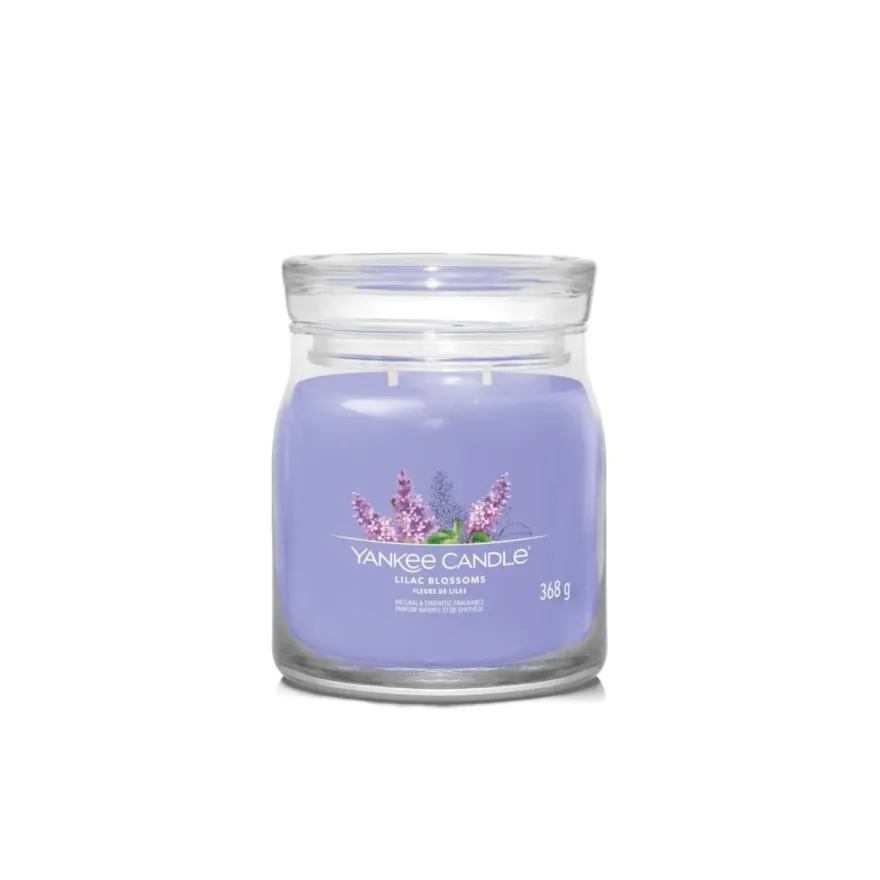 YANKEE CANDLE Lilac Blossoms świeca średnia