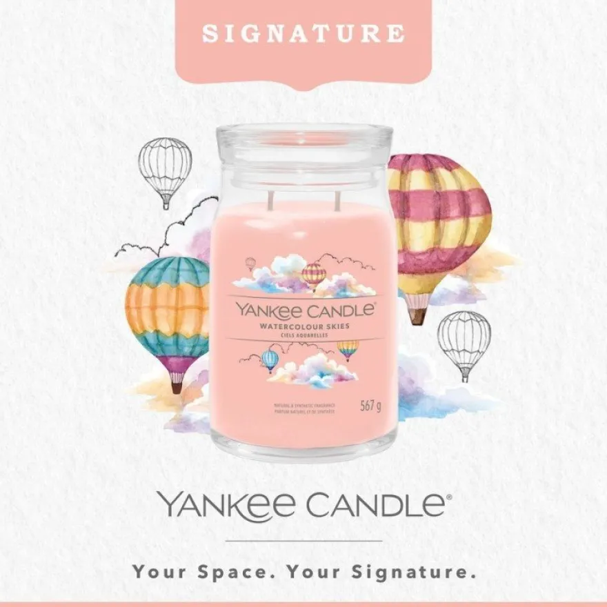 YANKEE CANDLE Watercolour Skies świeca duża