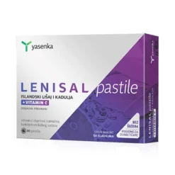 YASENKA Lenisal lozenges Icelandic Lichen, sage and Vitamin C suplement diety 20 pastylek
