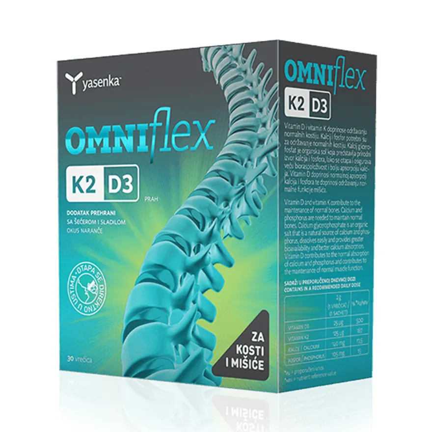 YASENKA Omniflex K2D3 suplement diety 30 saszetek
