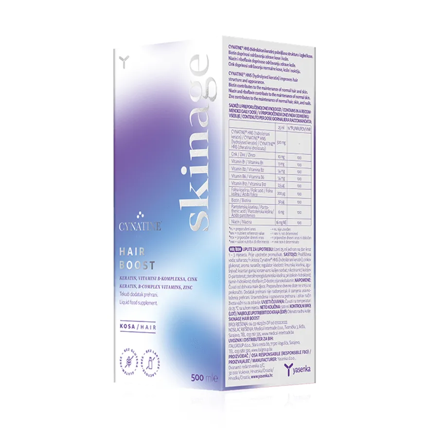 YASENKA Skinage Hair Boost suplement diety 500ml