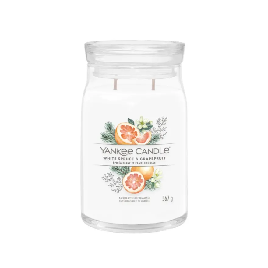 YC White Spruce & Grapefruit Signature świeca duża